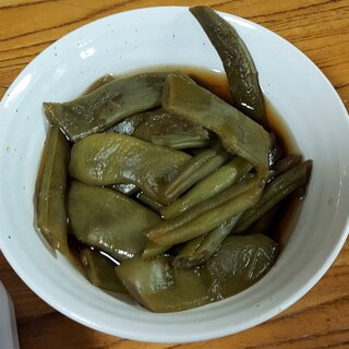 いんげんの煮物